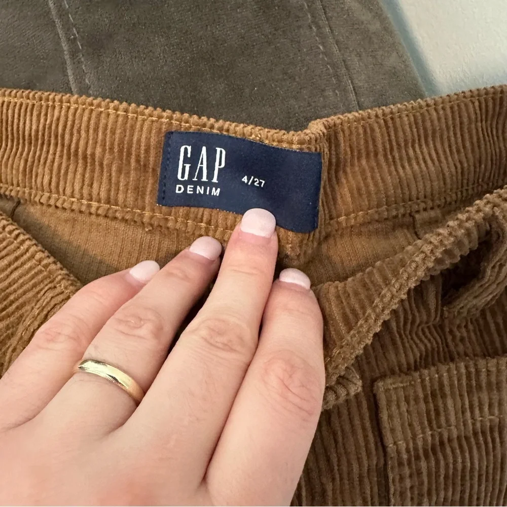 GAP NWT Elegant Brown Corduroy A-Line Skirt - Picture 10 of 10
